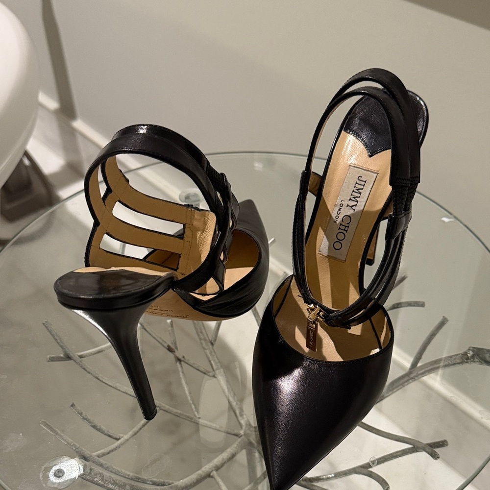 Jimmy Choo Sleek Black Heels
